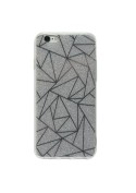 Coque TPU paillettes et formes géométriques iPhone 6 / iPhone 6S