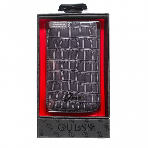 Housse Guess Croco Gris Universelle