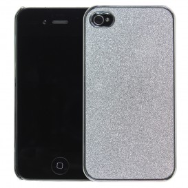 Coque Strass - Paillettes Argenté iPhone 4 et 4S