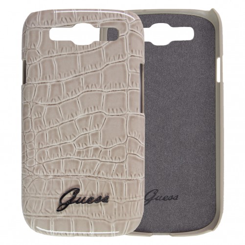 Coque Croco Beige Guess Samsung Galaxy S3