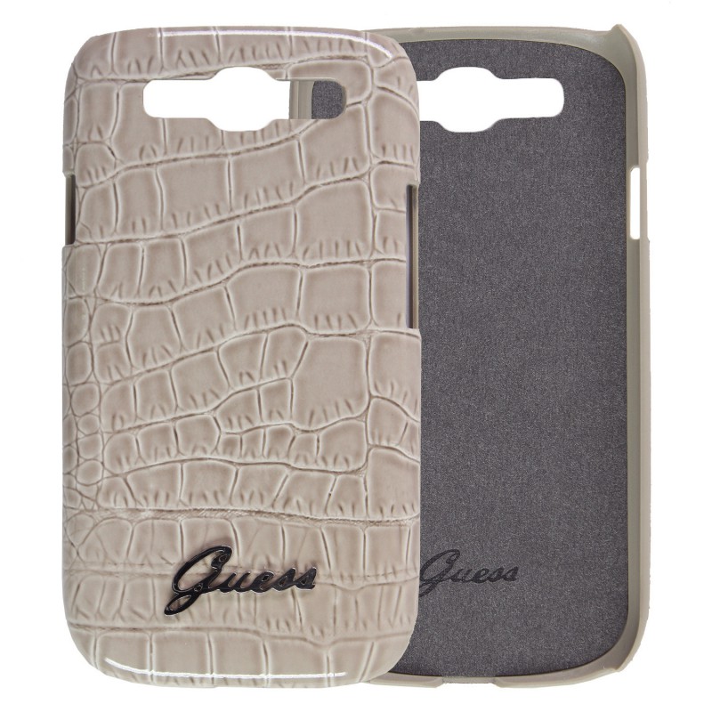 Coque Croco Beige Guess Samsung Galaxy S3