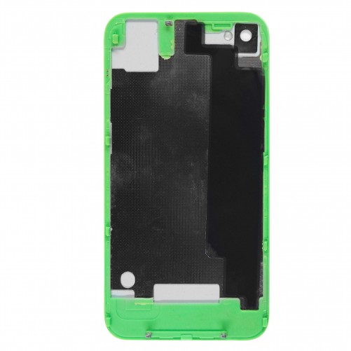 Face arrière de remplacement verte pour iPhone 4