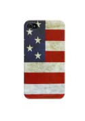Coque drapeau américain US vintage IPhone 4 4S