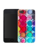 Coque peinture palette de couleurs iPhone 4 4S