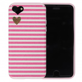 Coque TPU Coeur et Lignes iPhone 7 / iPhone 8