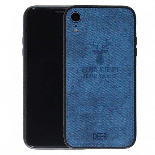 Coque iPhone XR "Deer" effet cuir