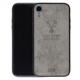 Coque iPhone XR "Deer" effet cuir