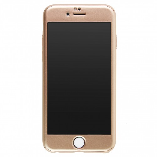 Coque de protection 360° avec film en verre trempé iPhone 6/6S