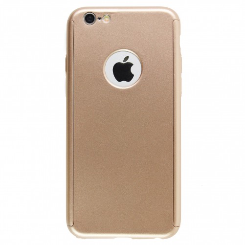 Coque de protection 360° avec film en verre trempé iPhone 6/6S