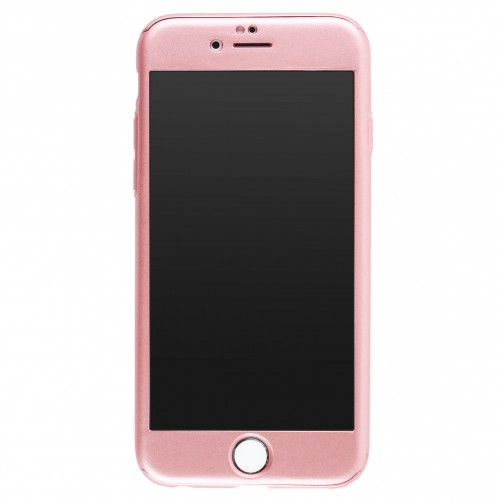 Coque de protection 360° avec film en verre trempé iPhone 6/6S