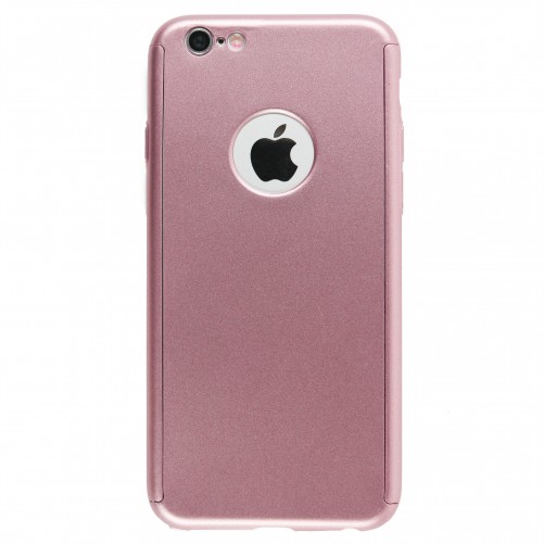 Coque de protection 360° avec film en verre trempé iPhone 6/6S