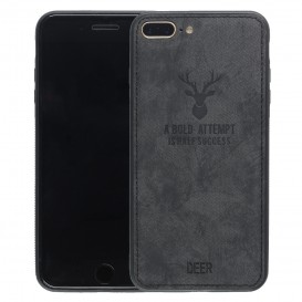 Coque iPhone 7 Plus / 8 Plus "Deer" effet cuir