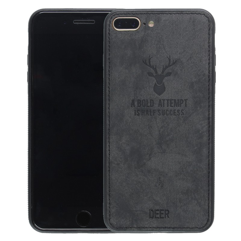Coque iPhone 7 Plus / 8 Plus "Deer" effet cuir