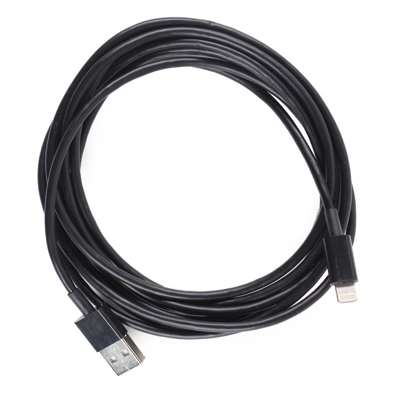 Cable USB 3 Mètres noir pour iPad IPhone IPod