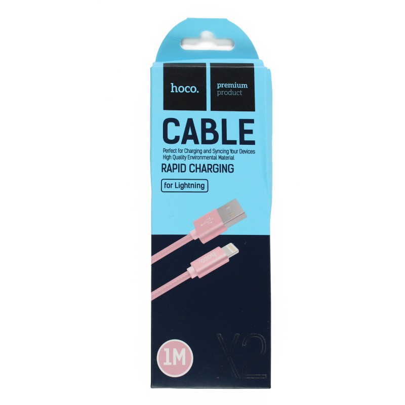 Câble lightning tressé 1m Fast Charge HOCO