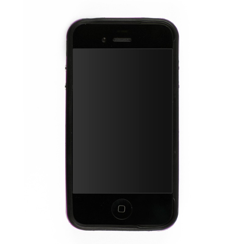 Bumper - Contour TPU Rose & Noir IPhone 4 & 4S