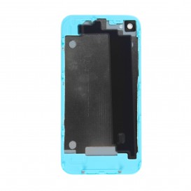 Face arrière de remplacement bleue pour iPhone 4
