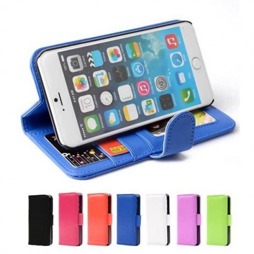 Etui portefeuille simili cuir iPhone 7 / iPhone 8