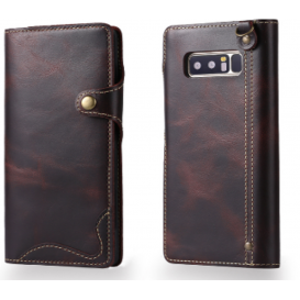 Etui en cuir Vintage Galaxy S9