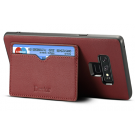 Coque slim en cuir + porte-cartes iPhone X/XS