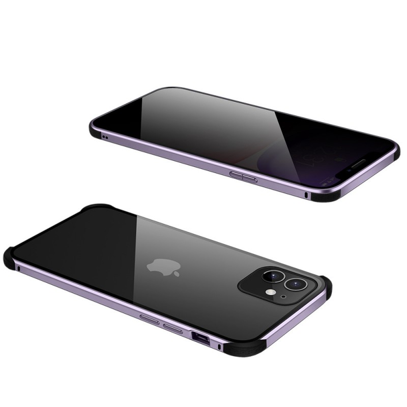 Coque protection 360° iPhone 6/6S [Fermeture magnétique + Verre trempé]