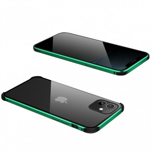 Coque protection 360° iPhone 11 PRO [Fermeture magnétique + Verre trempé]