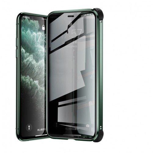 Coque protection 360° iPhone 11 PRO MAX [Fermeture magnétique + Verre trempé]