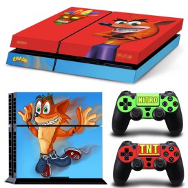 Stickers Crash Bandicoot compatible PS4