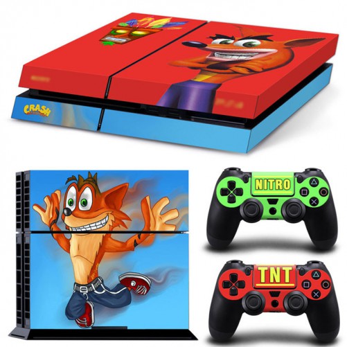 Stickers Crash Bandicoot compatible PS4