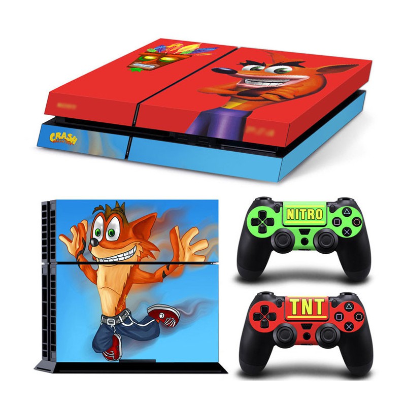 Stickers Crash Bandicoot compatible PS4