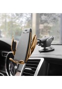 Support voiture charge rapide sans fil 10W