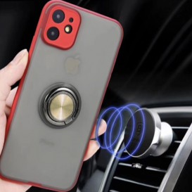 Coque TPU avec anneau aimanté - iPhone 7/8