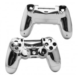 Coque DualShock 4 V2 Chrome + boutons (PS4 Slim)