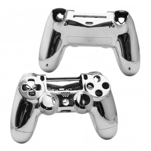 Coque DualShock 4 V2 Chrome + boutons (PS4 Slim)