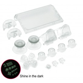 Lot boutons Transparents DualShock 4 V2  (PS4 Slim)