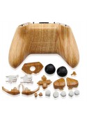 Coque manette Xbox One Look Bois + boutons