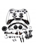 Coque manette Xbox 360 Chrome + boutons