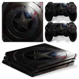 Skin PS4 Pro Captain America (Stickers)