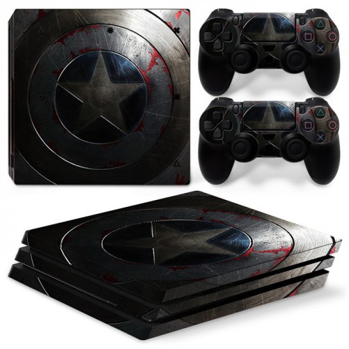 Skin PS4 Pro Captain America (Stickers)