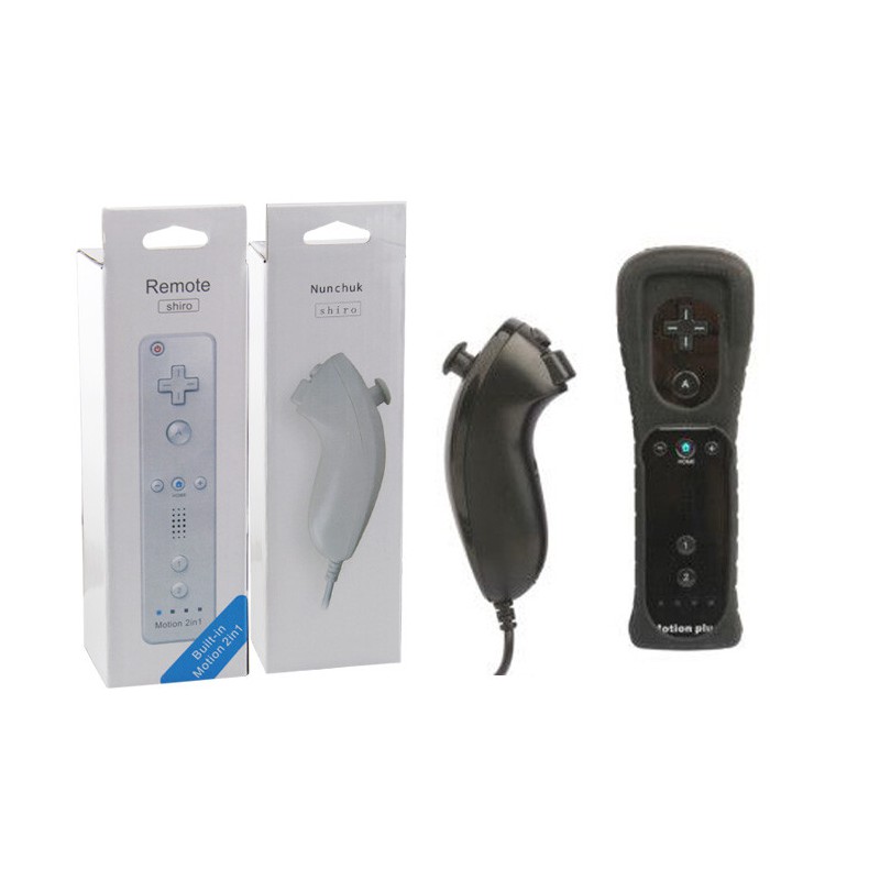 Manettes Wiimote + Nunchuk Nintendo Wii