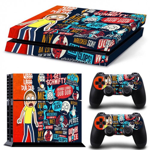 Skin PS4 Rick et Morty (Stickers)