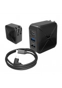 Chargeur rapide 3 en 1 (USB-C + HDMI Vidéo + USB)
