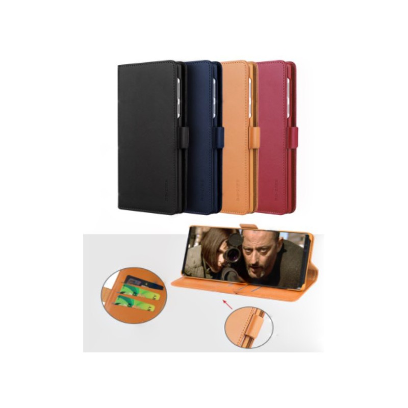 Etui cuir à rabat G-Case Honour Series - Galaxy Note 20 Ultra