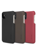Coque silicone effet cuir - iPhone 12 Pro Max