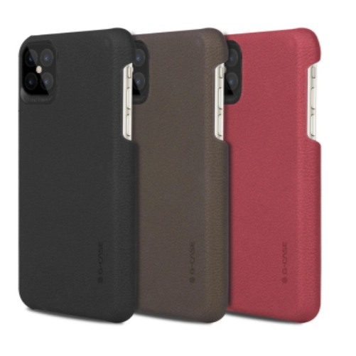 Coque silicone effet cuir - iPhone 12 / 12 Pro