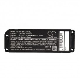 Batterie haut-parleur Bose compatible Soundlink Mini (3400mAh / 7.4V) NOIRE