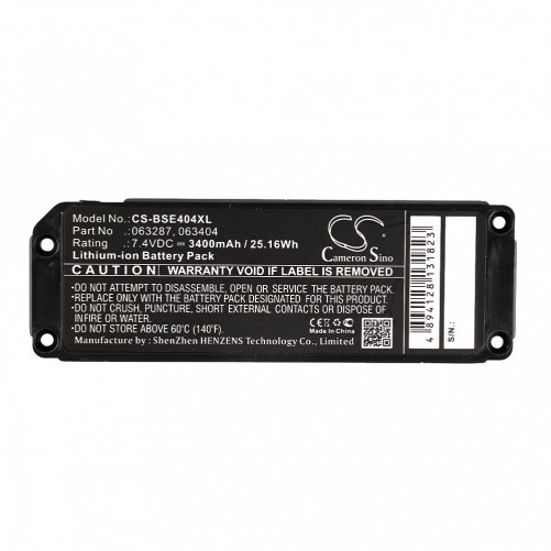 Batterie haut-parleur Bose compatible Soundlink Mini (3400mAh / 7.4V) NOIRE