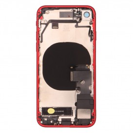Châssis complet assemblé + Vitre arrière - iPhone SE 2020