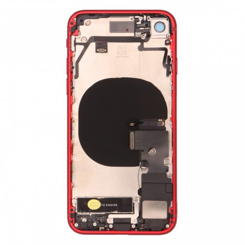 Châssis complet assemblé + Vitre arrière - iPhone SE 2020