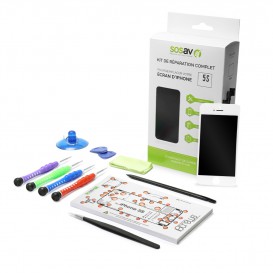 Kit de réparation Packagé Ecran Blanc - iPhone 5S